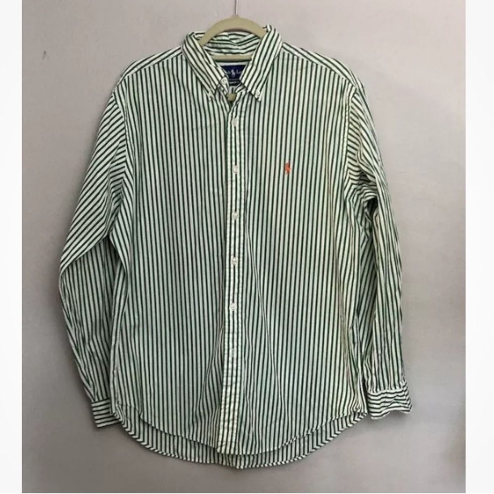 10-4 Polo Ralph Lauren Classic Fit Shirt Large Long Sleeve Button Up Shirt